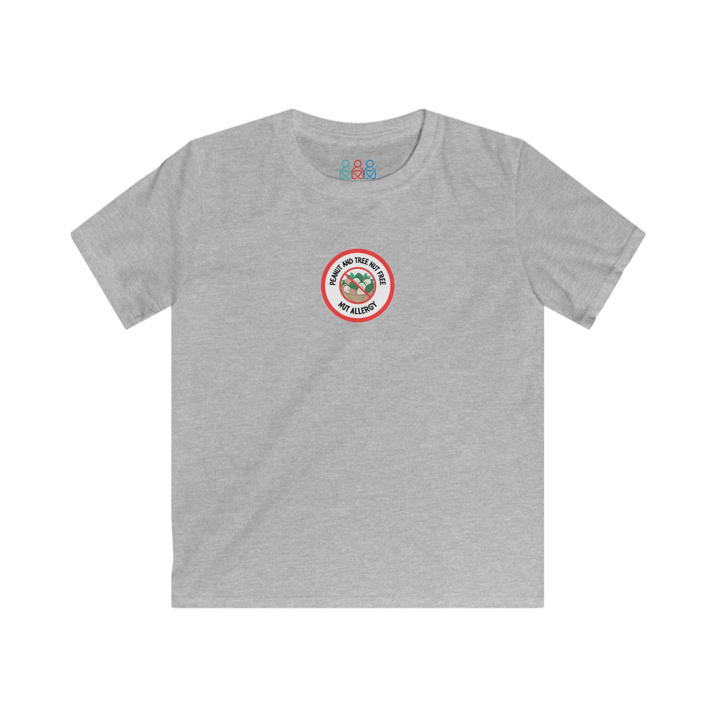 Nut Allergy Red Logo Youth Tee