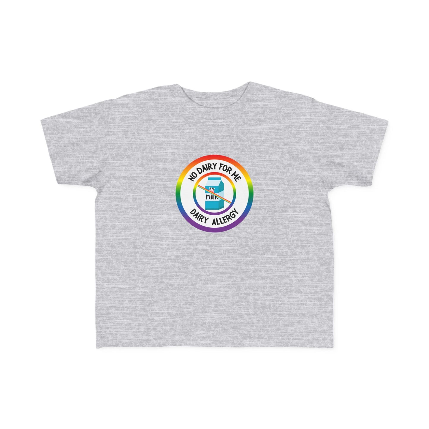 Dairy Allergy Rainbow Logo Toddler Tee
