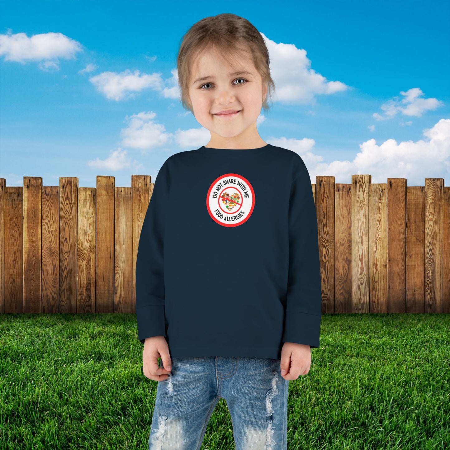 Multiple Allergies Red Logo Toddler Long Sleeve