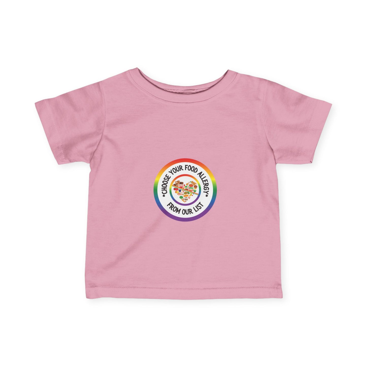 Other Food Allergies Rainbow Logo Baby Tee