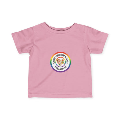 Other Food Allergies Rainbow Logo Baby Tee