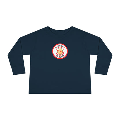 Egg Allergy Red Logo Toddler Long Sleeve