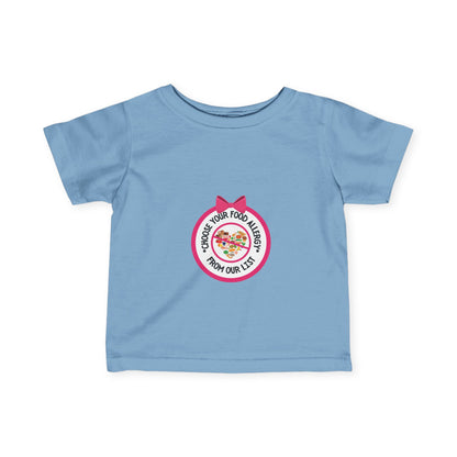 Other Food Allergies Pink Logo Baby Tee