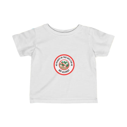 Nut Allergy Red Logo Baby Tee