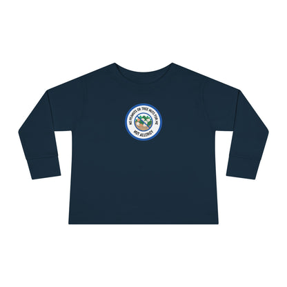 Nut Allergy Blue Logo Toddler Long Sleeve
