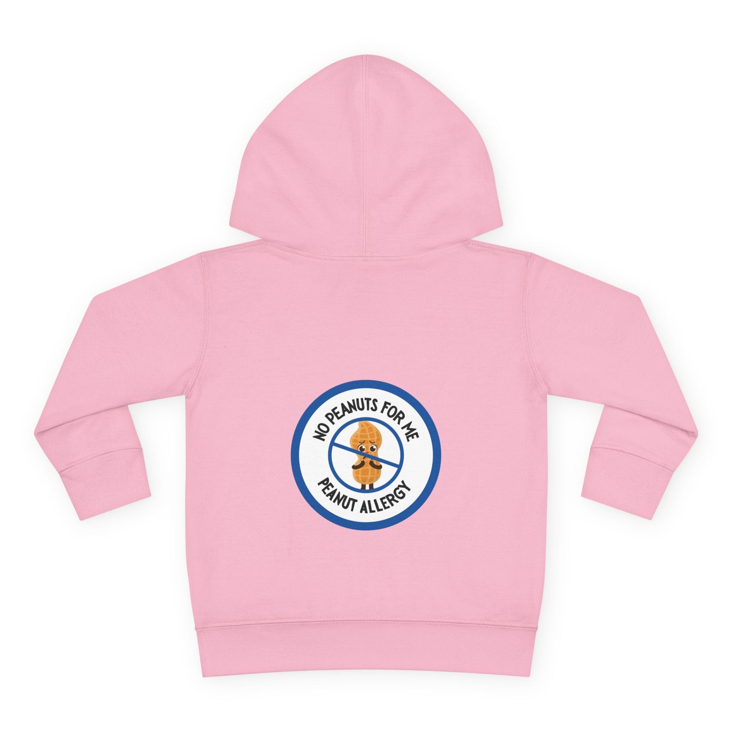 Peanut Allergy Blue Logo Toddler Hoodie