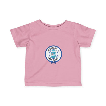 Dairy Allergy Blue Logo Baby Tee
