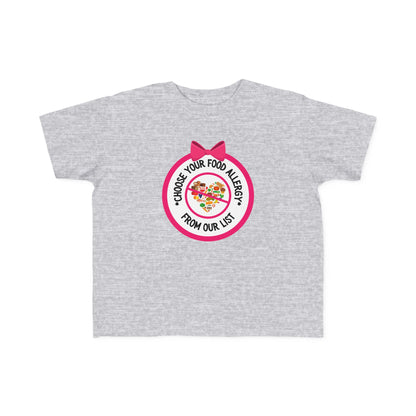 Other Food Allergies Pink Logo Toddler Tee