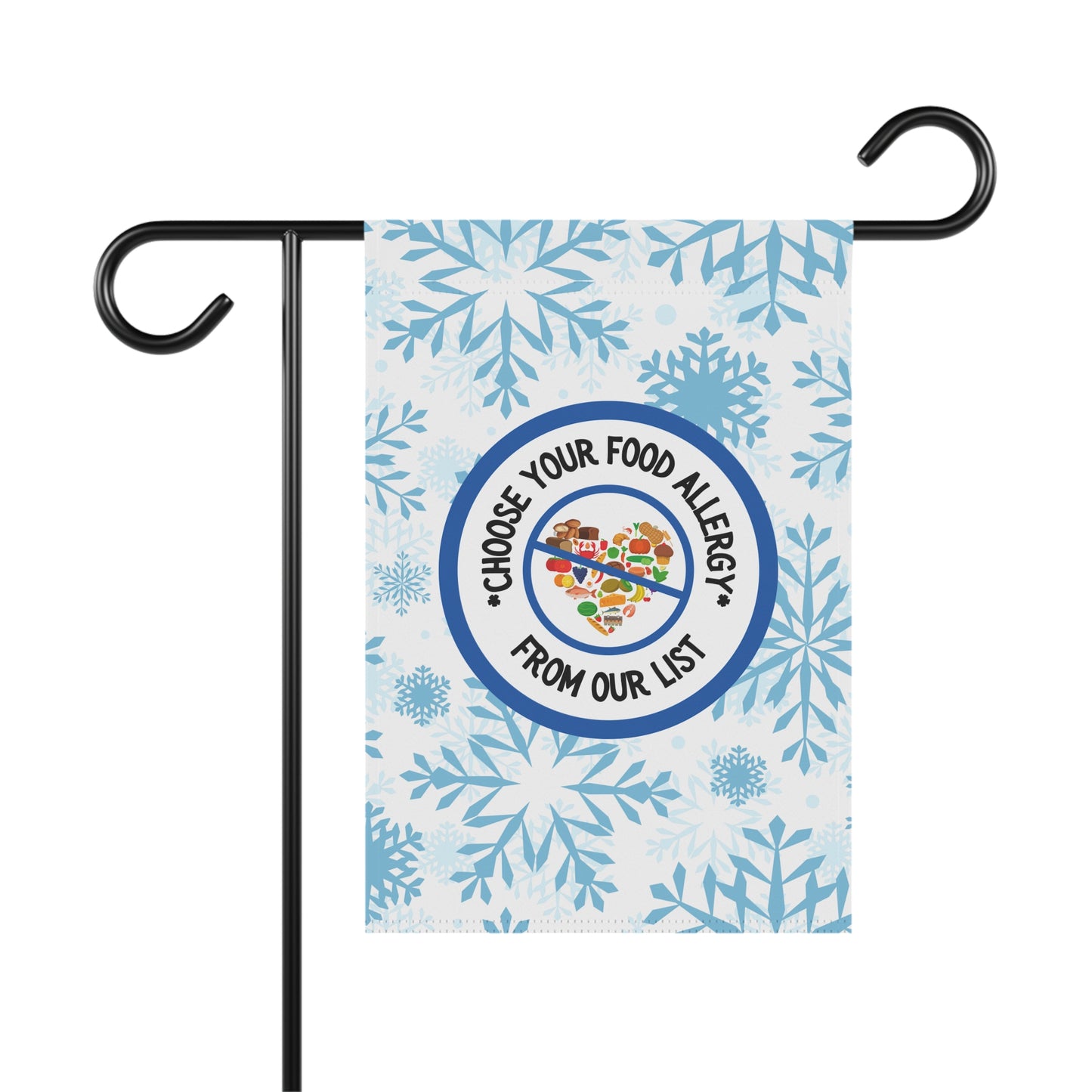 Snowflake Garden Flag