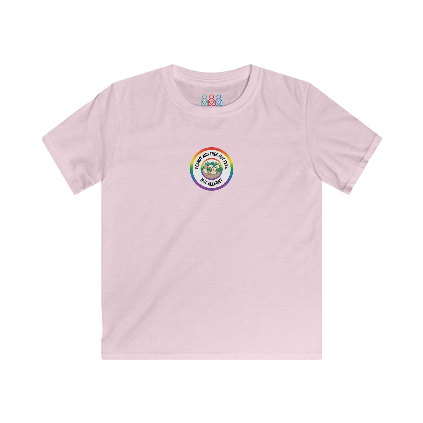 Nut Allergy Rainbow Logo Youth Tee