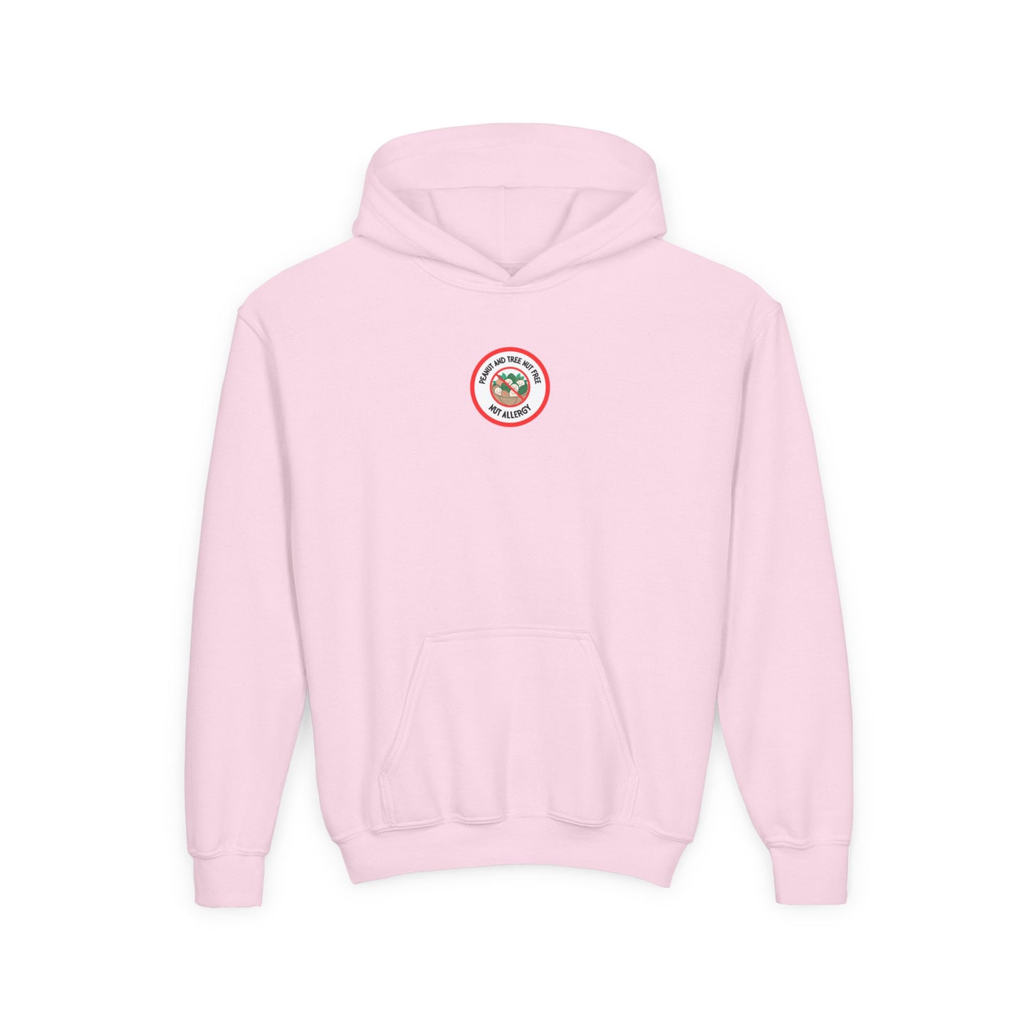 Nut Allergy Red Logo Youth Hoodie