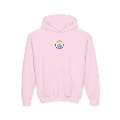Dairy Allergy Rainbow Logo Youth Hoodie