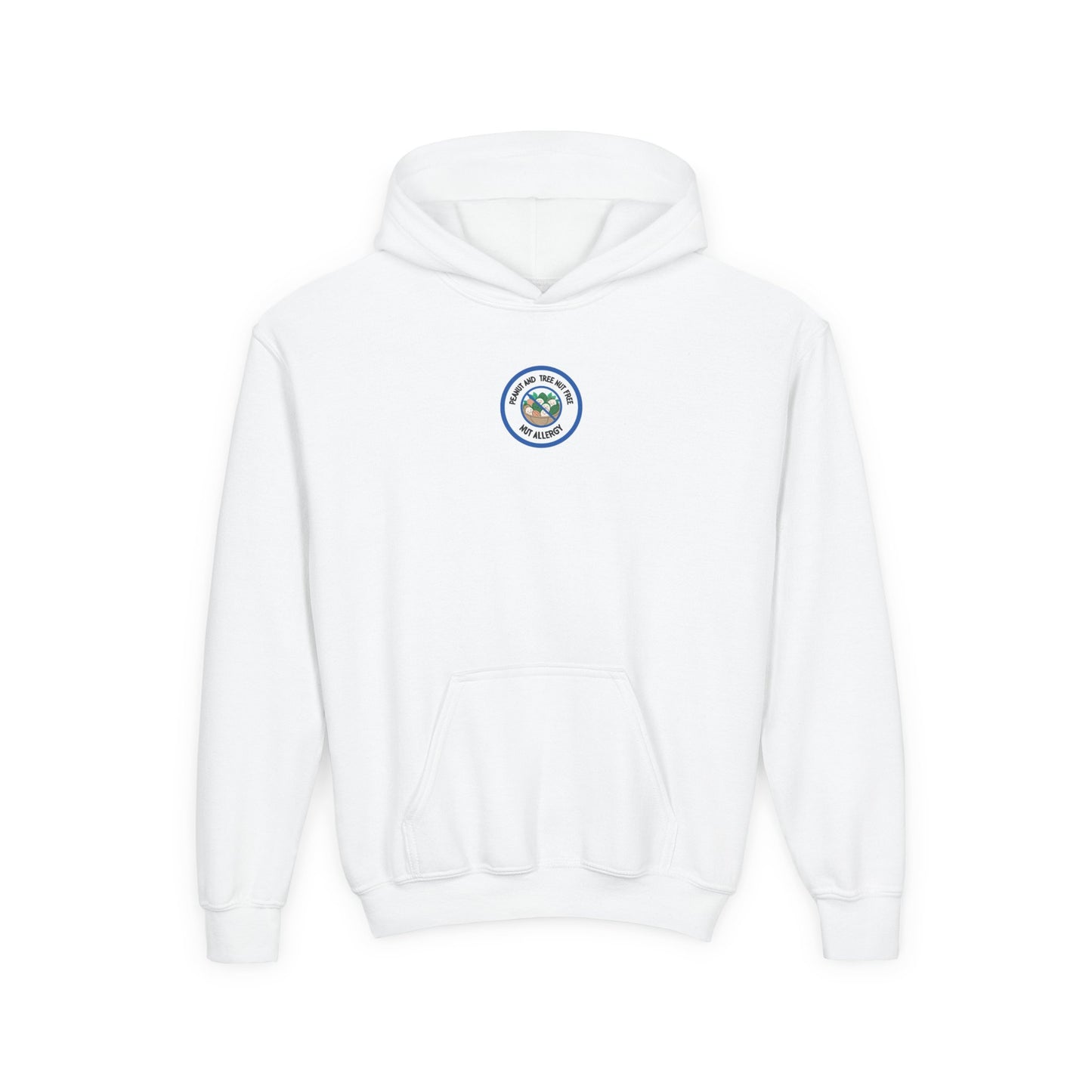 Nut Allergy Blue Logo Youth Hoodie