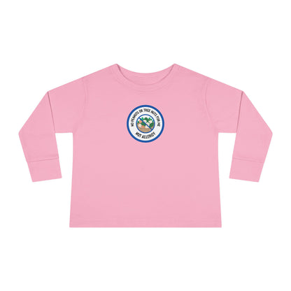Nut Allergy Blue Logo Toddler Long Sleeve