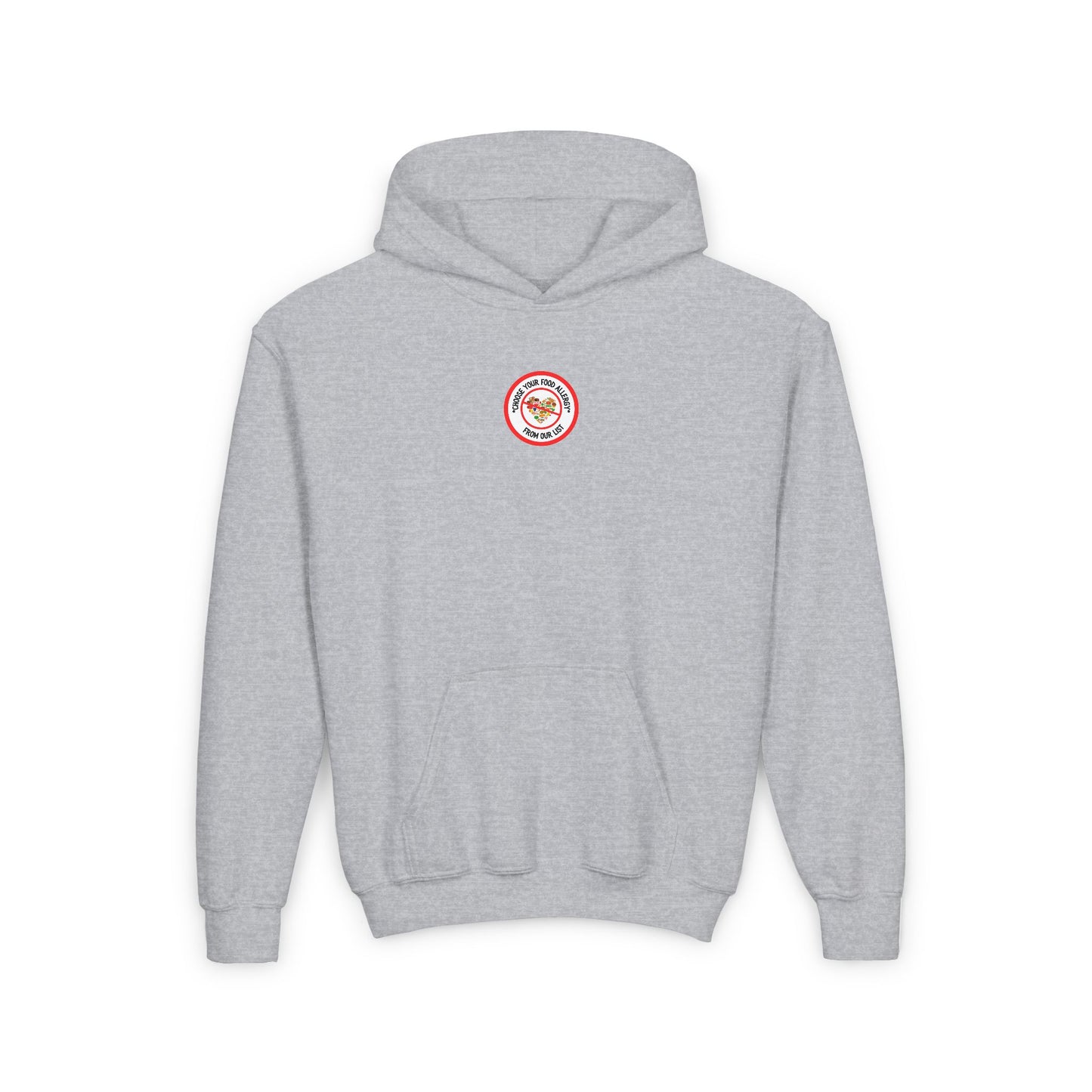 Other Food Allergies Red Logo Youth Hoodie