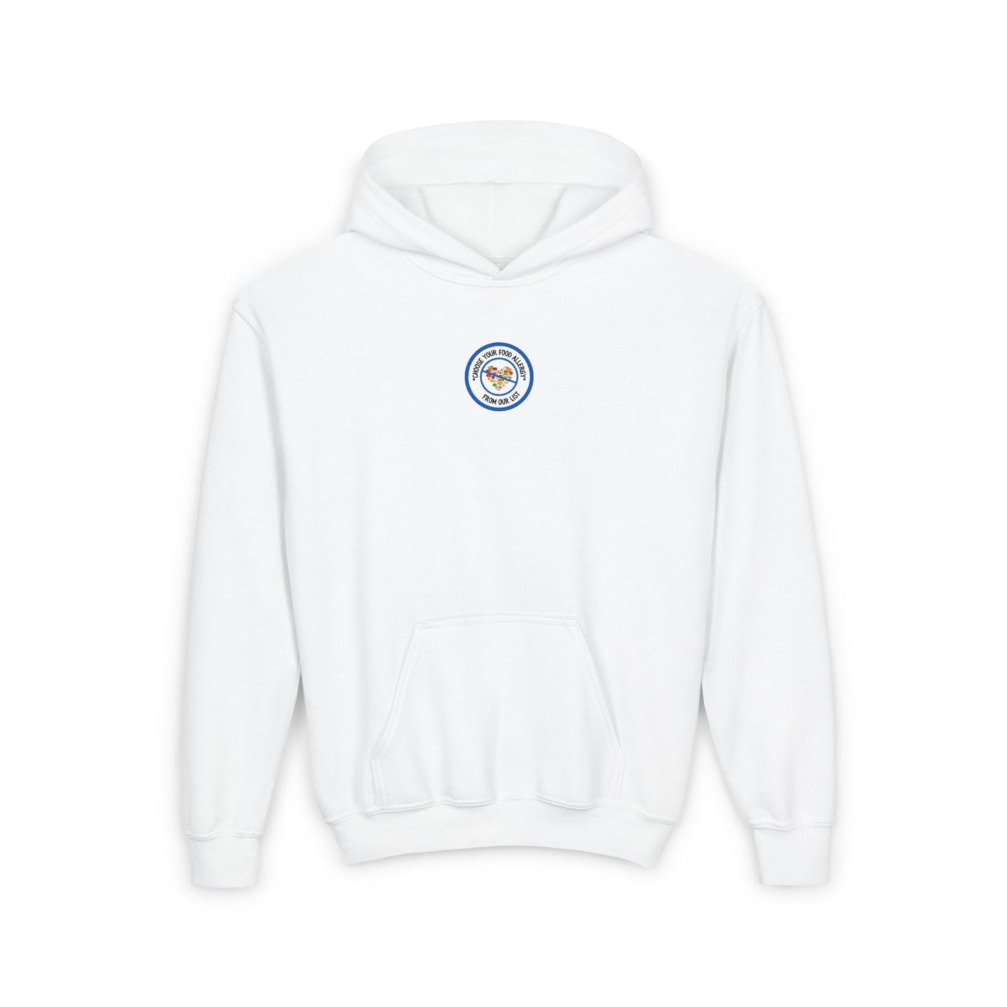 Other Food Allergies Blue Logo Youth Hoodie