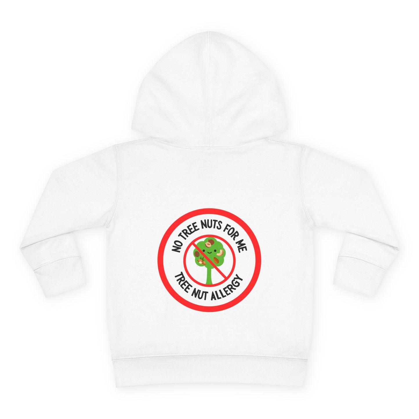 Tree Nut Allergy Red Logo Toddler Hoodie