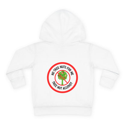 Tree Nut Allergy Red Logo Toddler Hoodie