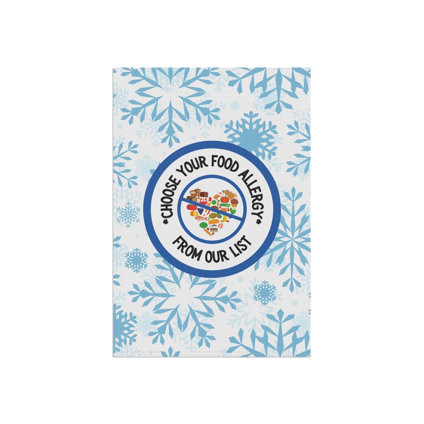 Snowflake Garden Flag