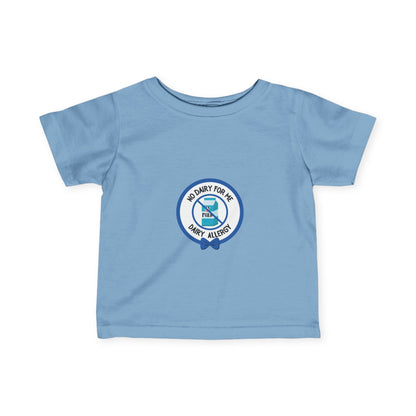 Dairy Allergy Blue Logo Baby Tee