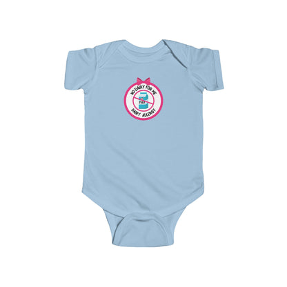 Dairy Allergy Pink Logo Short Sleeve Onesie