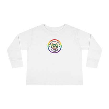 Nut Allergy Rainbow Logo Toddler Long Sleeve