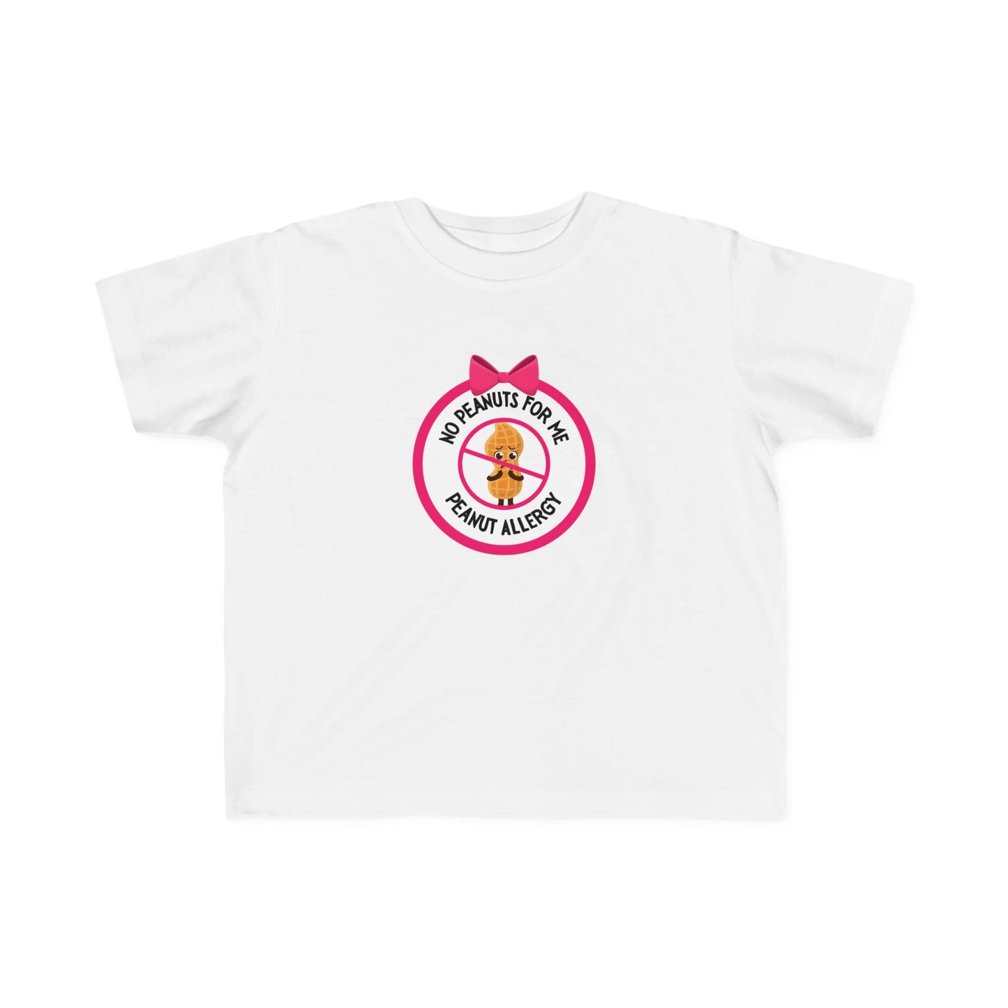 Peanut Allergy Pink Logo Toddler Tee