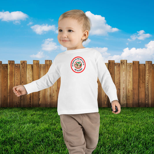 Nut Allergy Red Logo Toddler Long Sleeve