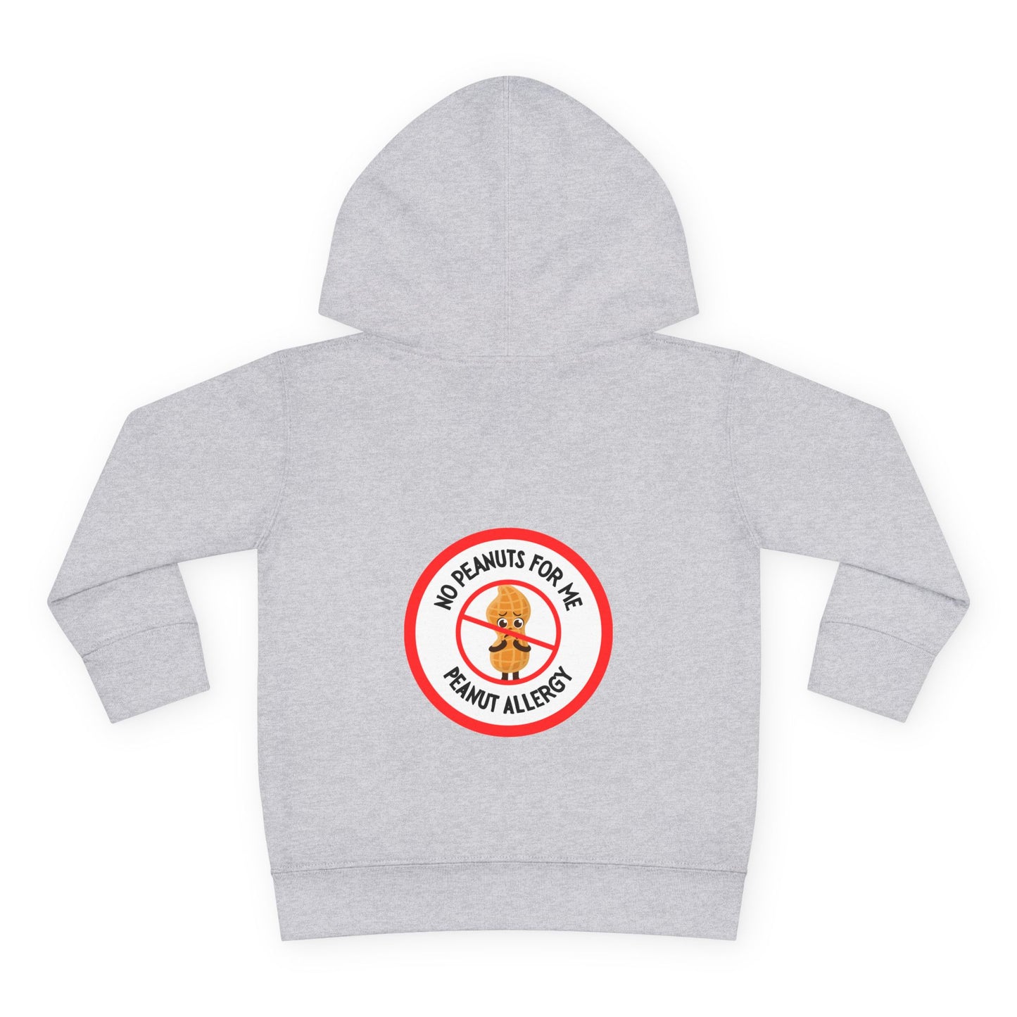Peanut Allergy Red Logo Toddler Hoodie