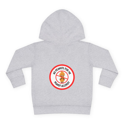 Peanut Allergy Red Logo Toddler Hoodie