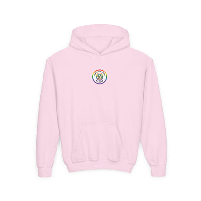 Nut Allergy Rainbow Logo Youth Hoodie