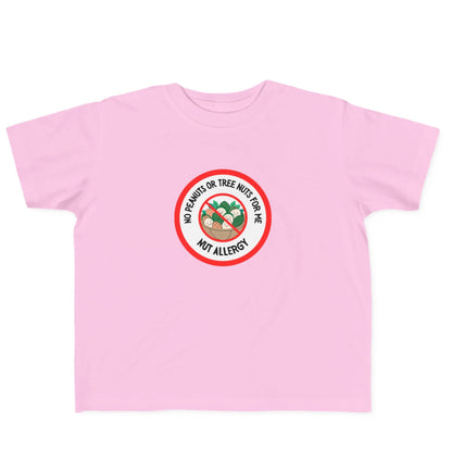 Nut Allergy Red Logo Toddler Tee