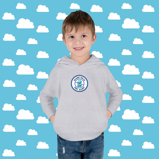 Dairy Allergy Blue Logo Toddler Hoodie