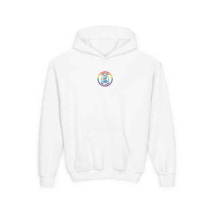 Dairy Allergy Rainbow Logo Youth Hoodie