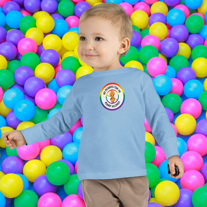 Peanut Allergy Rainbow Logo Toddler Long Sleeve