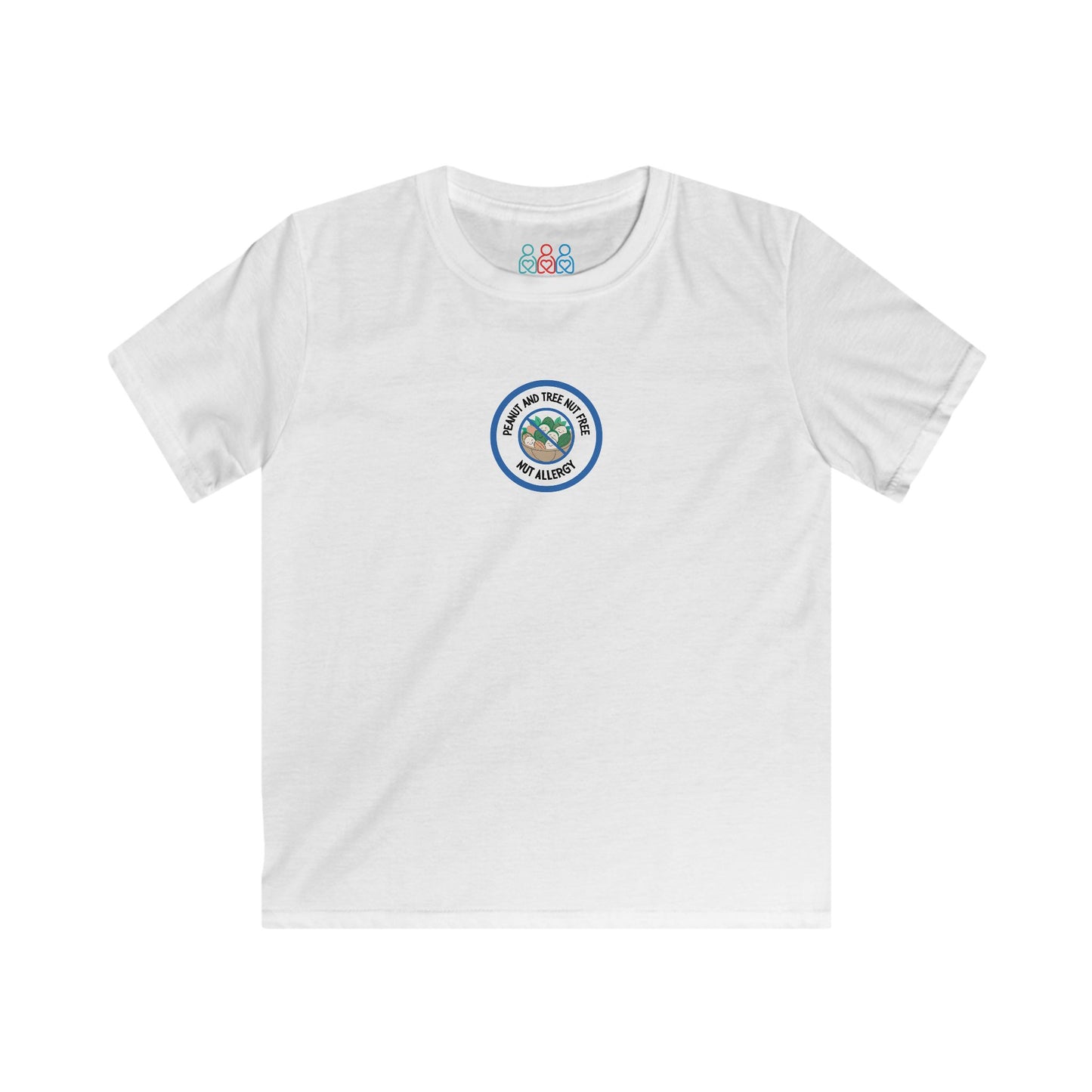 Nut Allergy Blue Logo Youth Tee