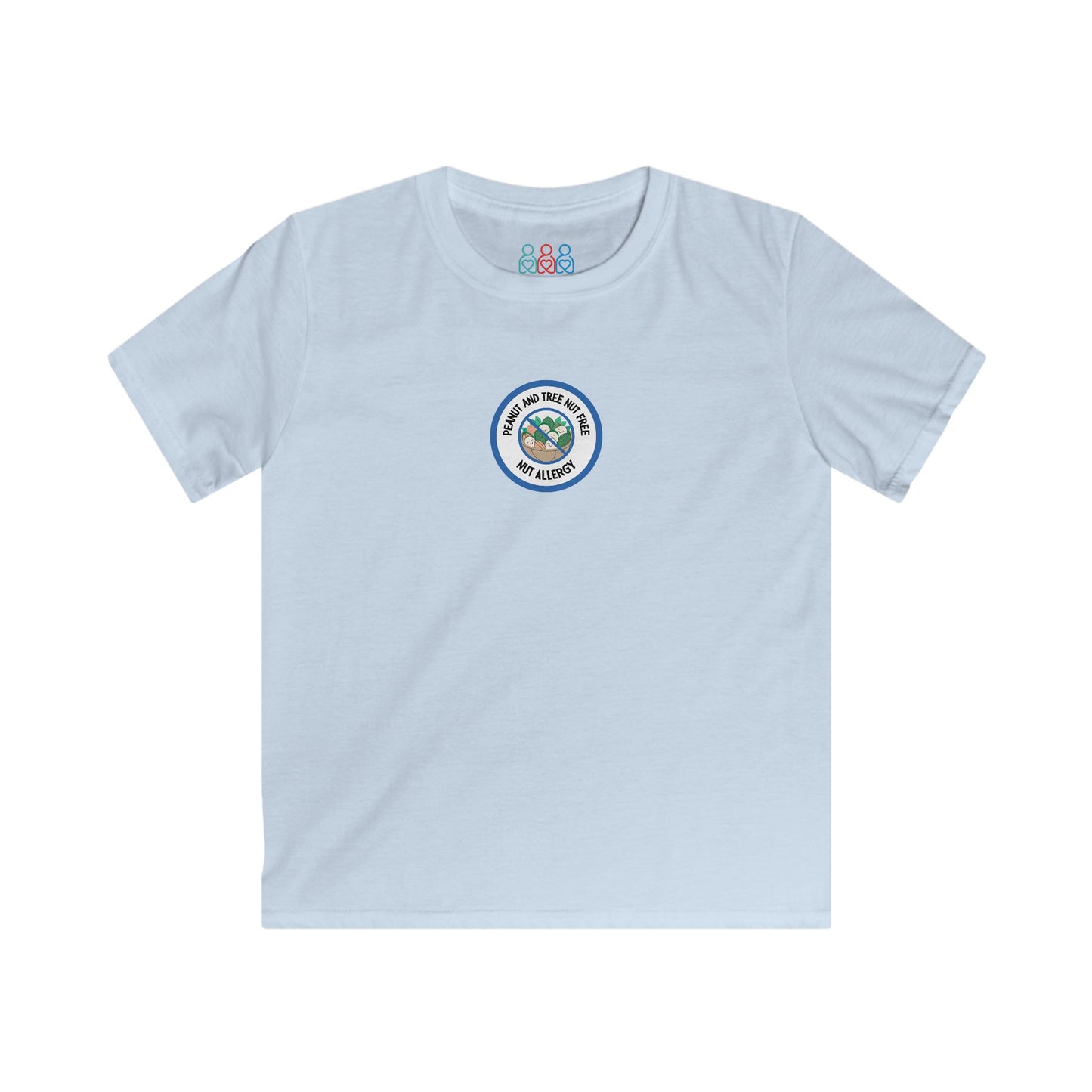 Nut Allergy Blue Logo Youth Tee