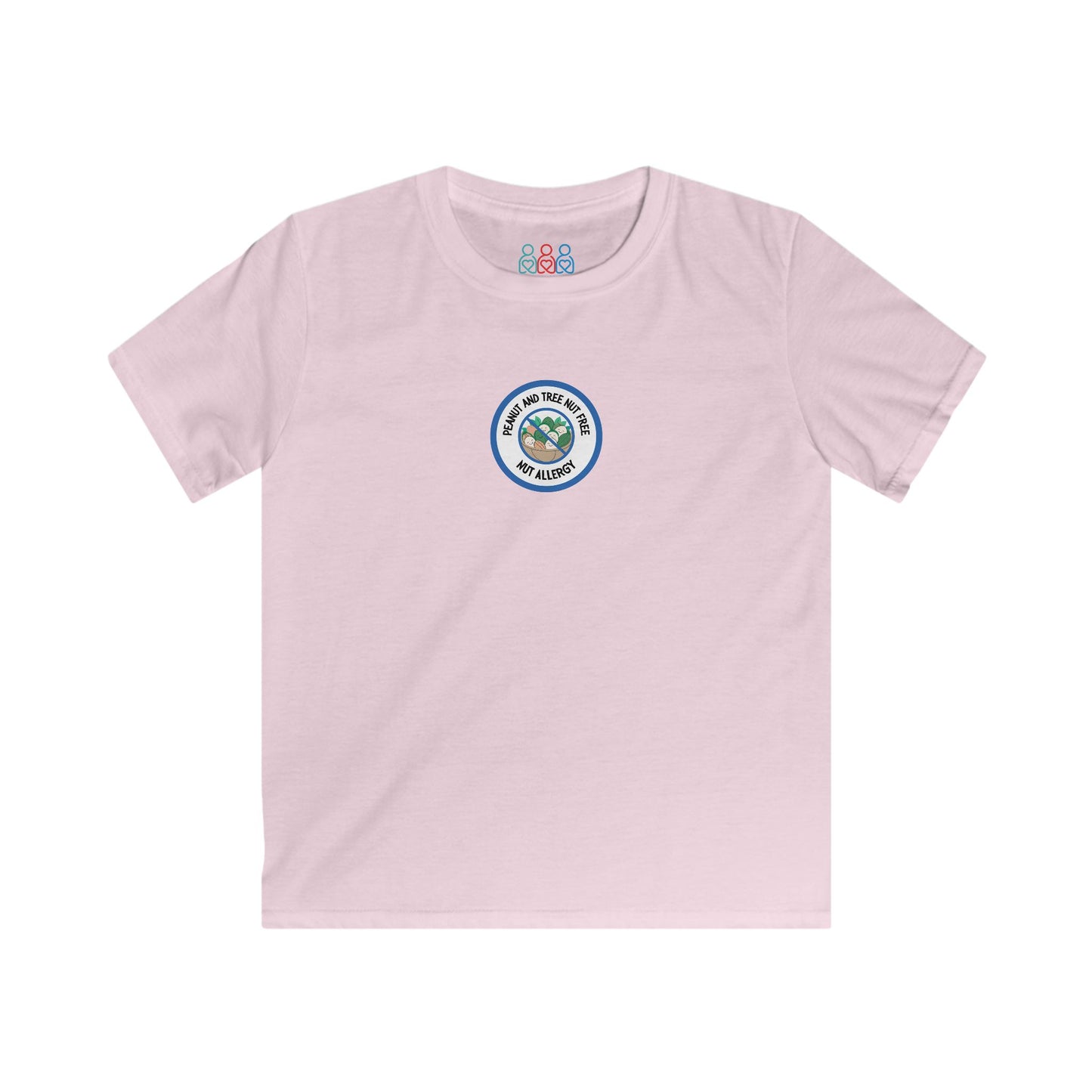 Nut Allergy Blue Logo Youth Tee