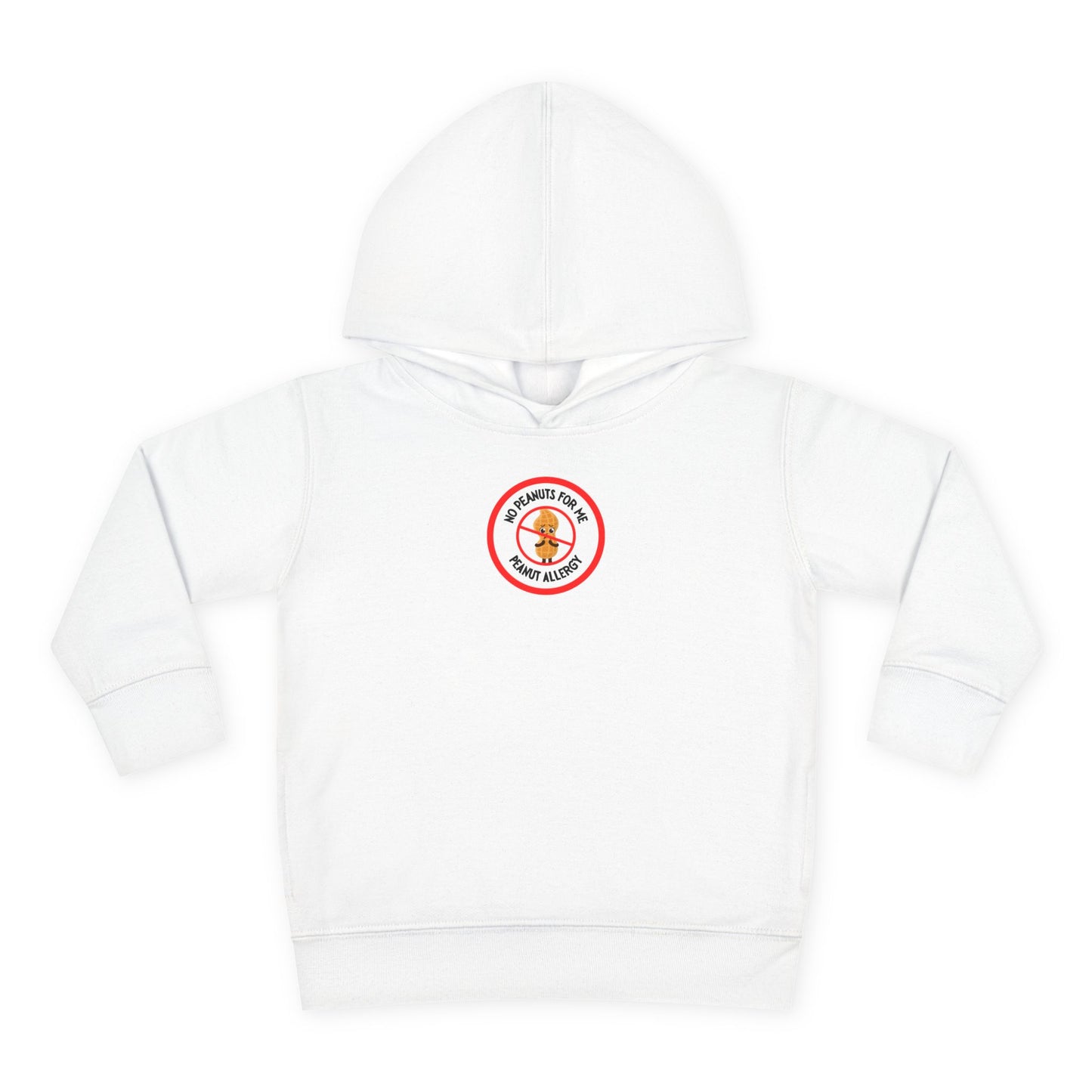 Peanut Allergy Red Logo Toddler Hoodie
