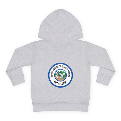 Nut Allergy Blue Logo Toddler Hoodie