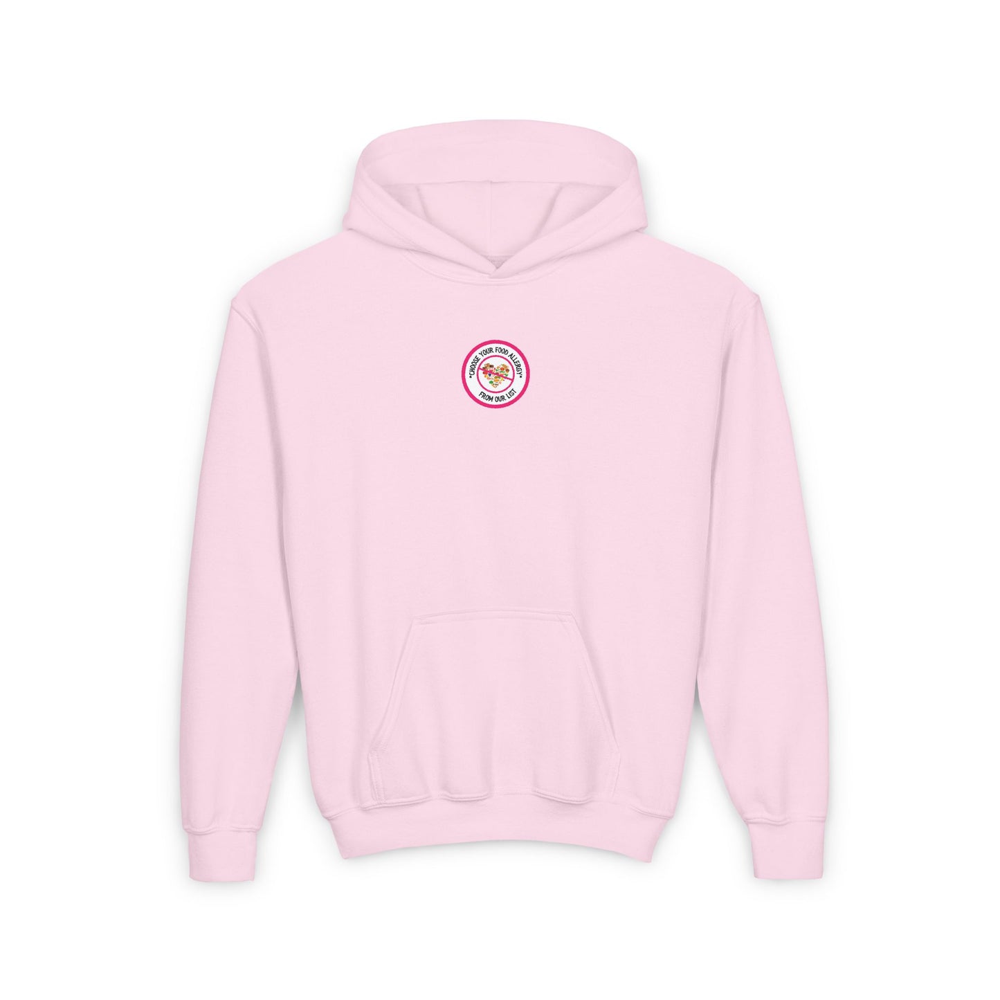 Other Food Allergies Pink Logo Youth Hoodie