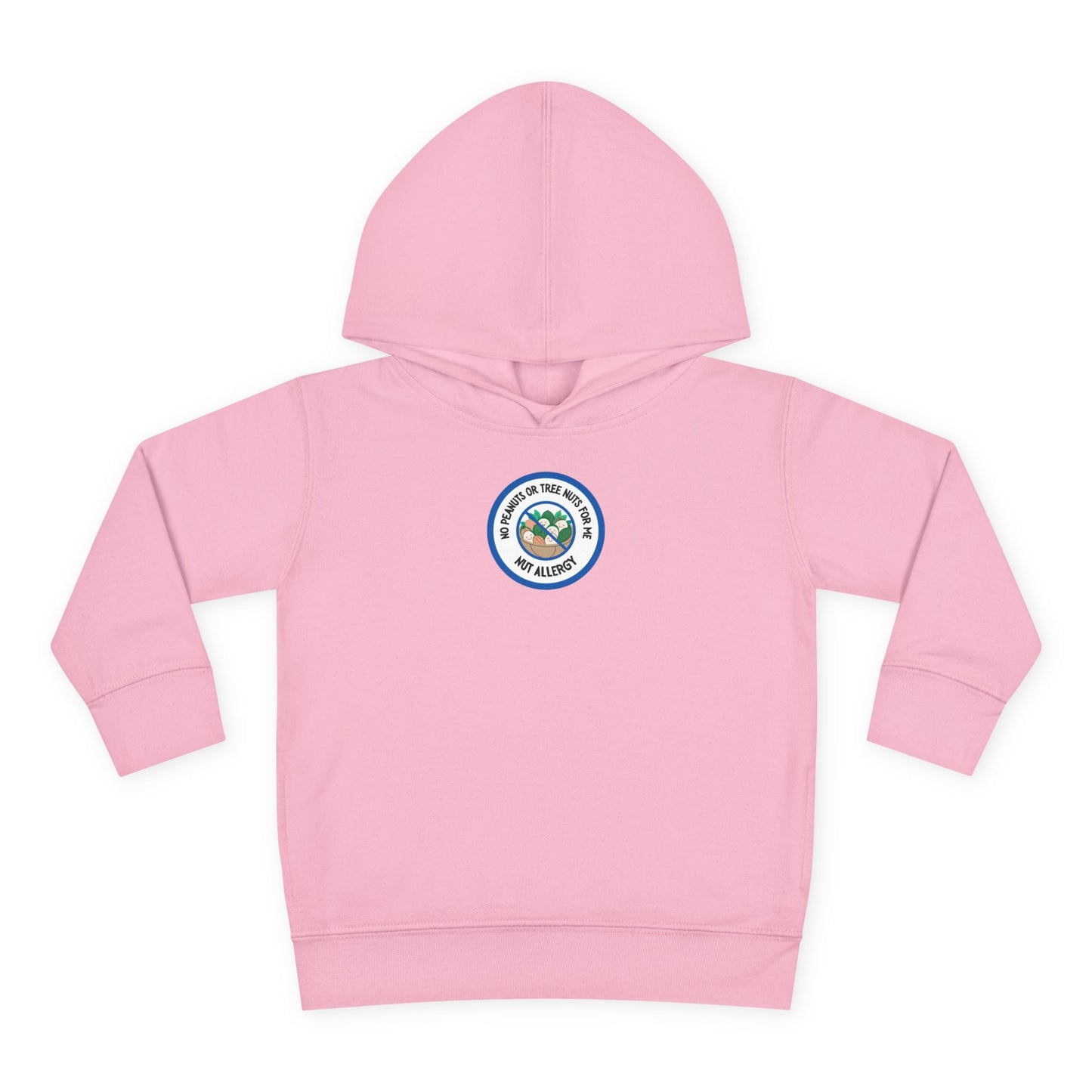 Nut Allergy Blue Logo Toddler Hoodie