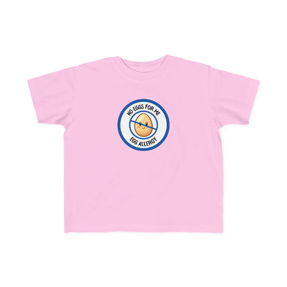 Egg Allergy Blue Logo Toddler Tee