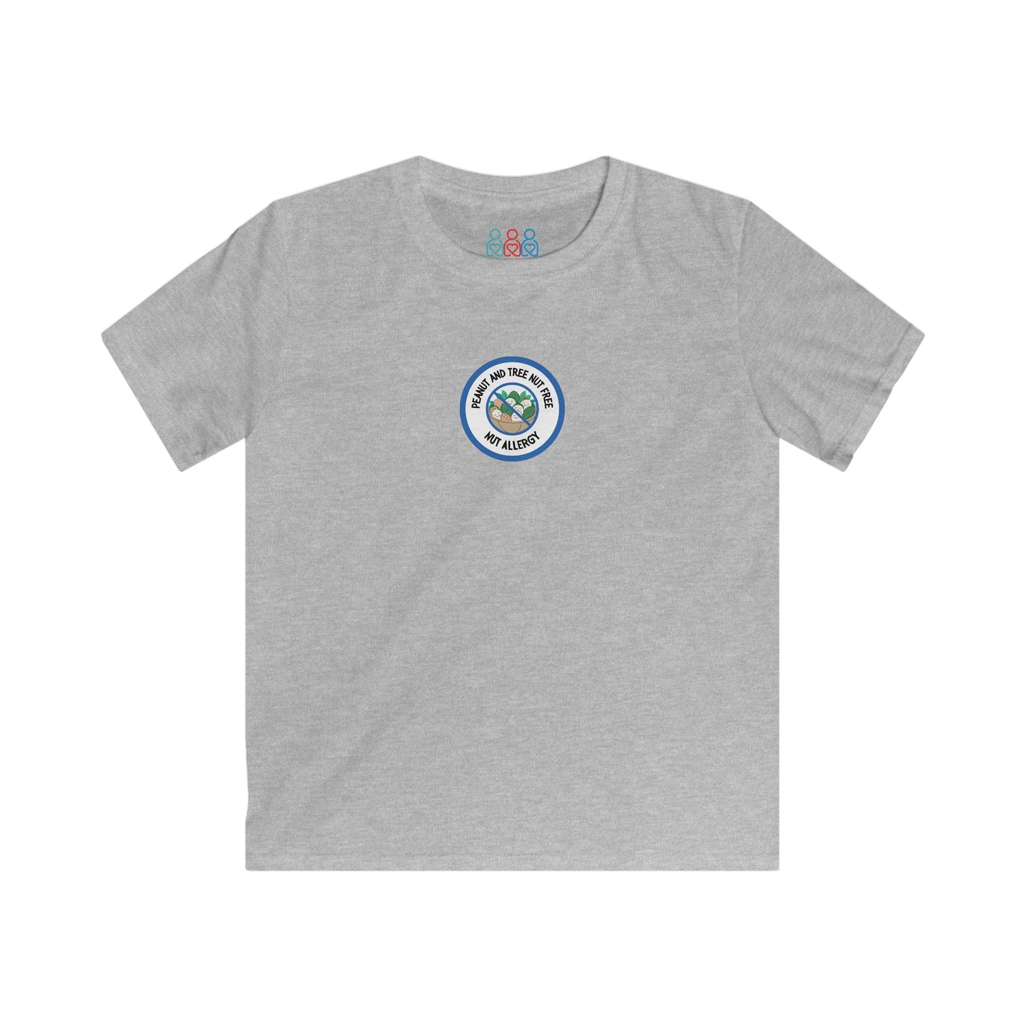 Nut Allergy Blue Logo Youth Tee