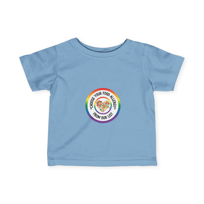 Other Food Allergies Rainbow Logo Baby Tee