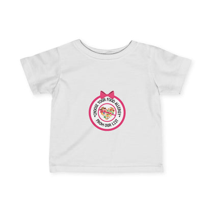 Other Food Allergies Pink Logo Baby Tee