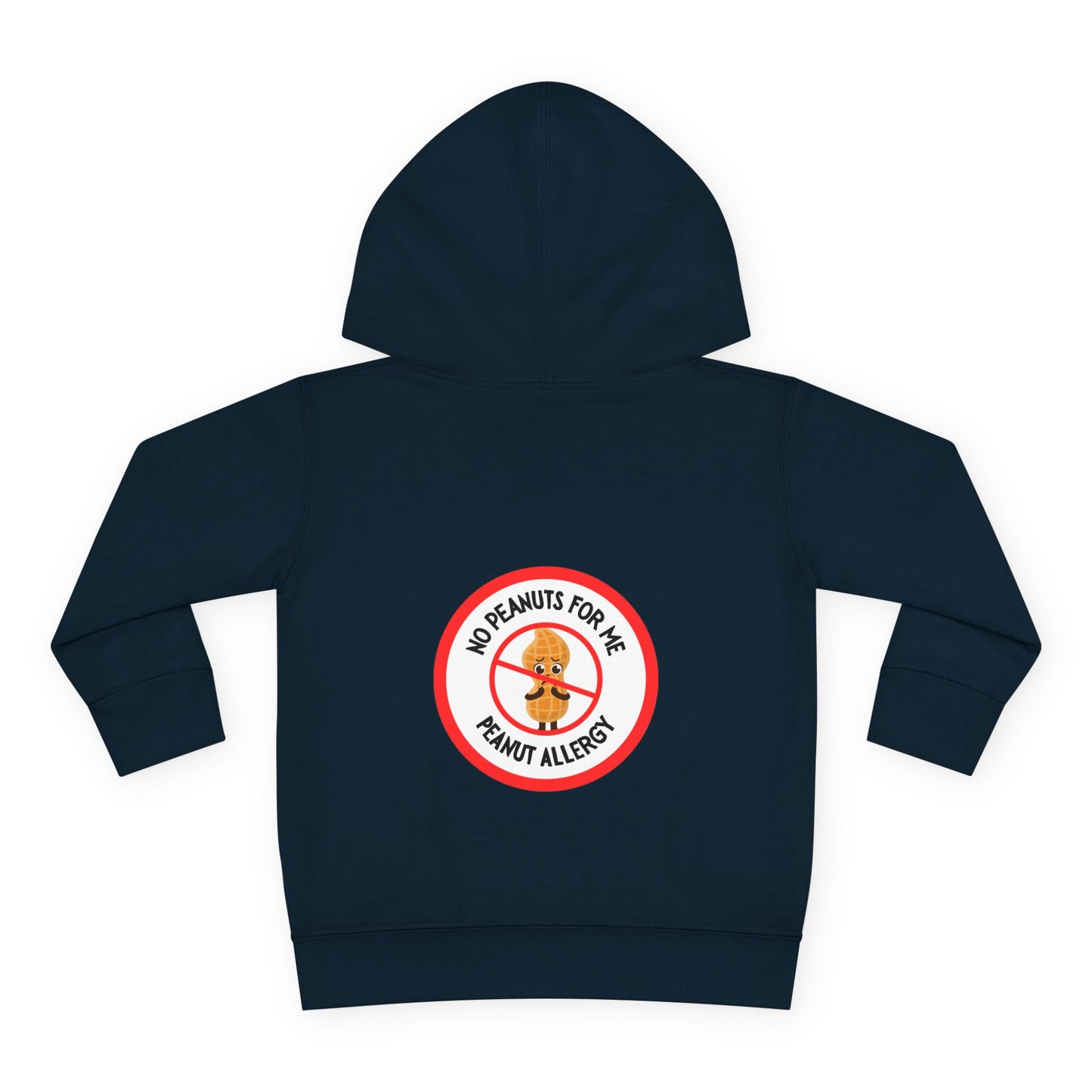 Peanut Allergy Red Logo Toddler Hoodie