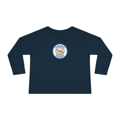 Egg Allergy Blue Logo Toddler Long Sleeve