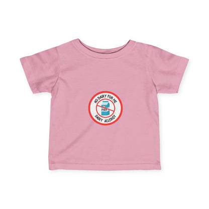 Dairy Allergy Red Logo Baby Tee