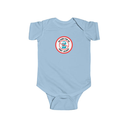 Dairy Allergy Red Logo Short Sleeve Onesie